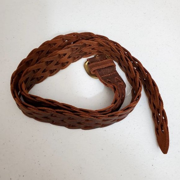 Brown Genuine Leather Belt size 38 main image 4